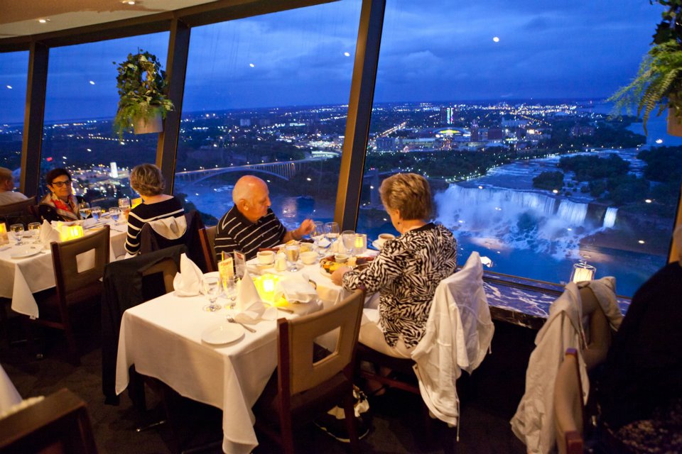 Skylon Tower Revolving Dining Room Niagara Falls Canada