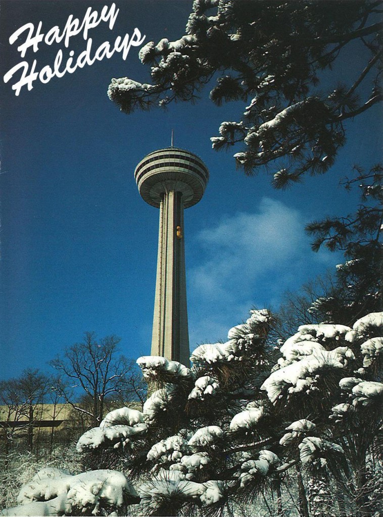 happy holidays skylon tower