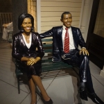 Barack and Michelle Obama Wax Figures