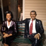 Barack and Michelle Obama Wax Figures