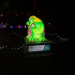 Green Creature at Winter Festival of Lights