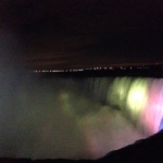 Illumination of Niagara Falls