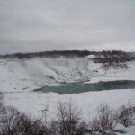 Shot of Niagara Falls in the Winter