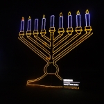 Menorah Animated Lighting Display