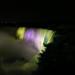 Illumination of Niagara Falls