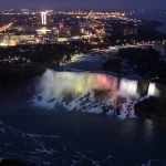 Illumination of Niagara Falls