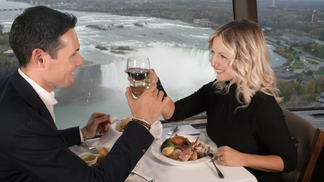 Date Night at the Skylon Tower Revolving Restaurant