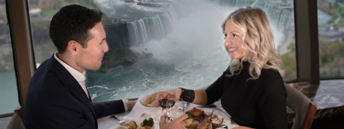 Revolving Restaurant Or Summit Suite Buffet, Niagara Falls Skylon Tower Revolving Dining Room
