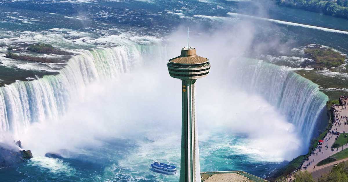 Skylon Tower Revolving Restaurant In Niagara Falls Skylon Tower