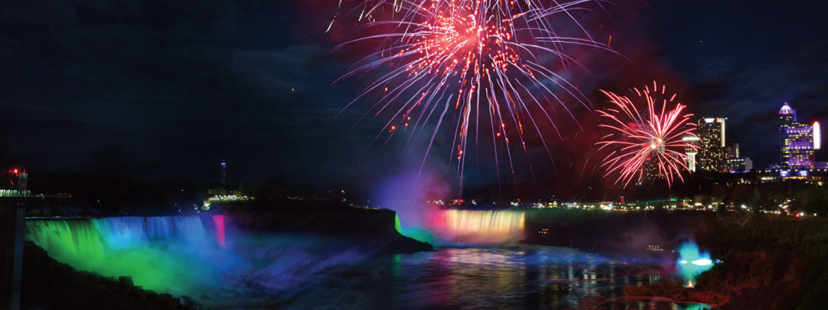 Niagara Falls and Skylon Nightly Illumination Schedule