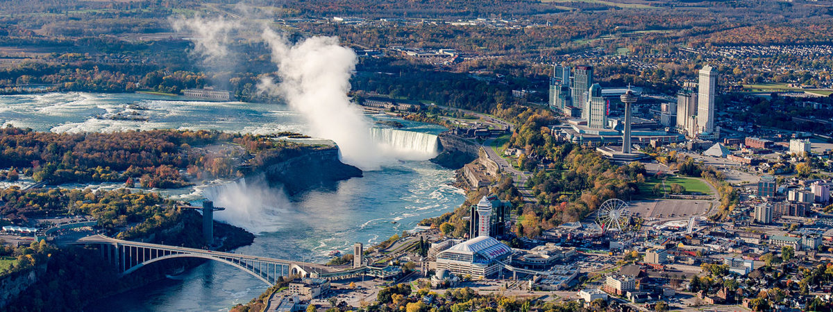 Niagara Region aerial shot