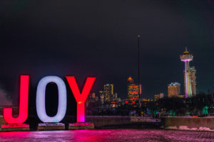 Holiday light displays in Niagara Falls